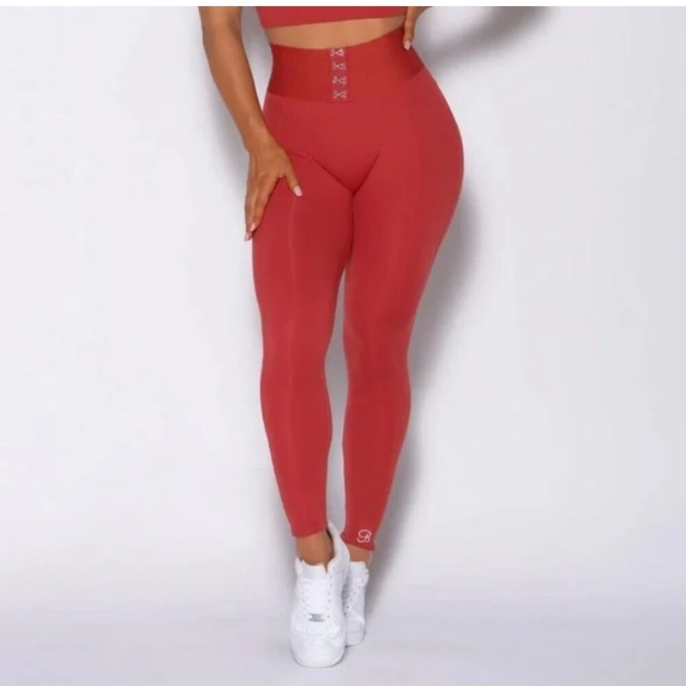 Bombshell High-Waisted  Cincher Red Leggings size M